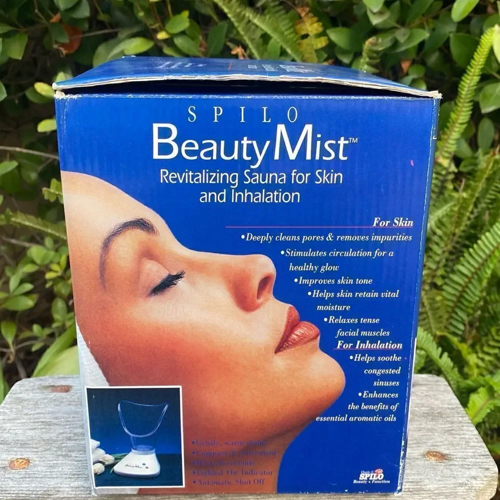 NWOT New Spilo Beauty Mist Portable Sauna Spa Facial Mist Steamer Skin Renewal